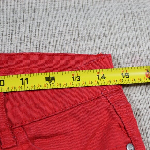 Vintage Y2K Forever 21 Size 26 Denim Red Jeans - Picture 3 of 6